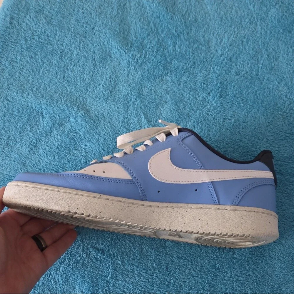 Nike Court Vision Low Next Nature White Light Photo Blue Sneakers DH2987-105 Siz